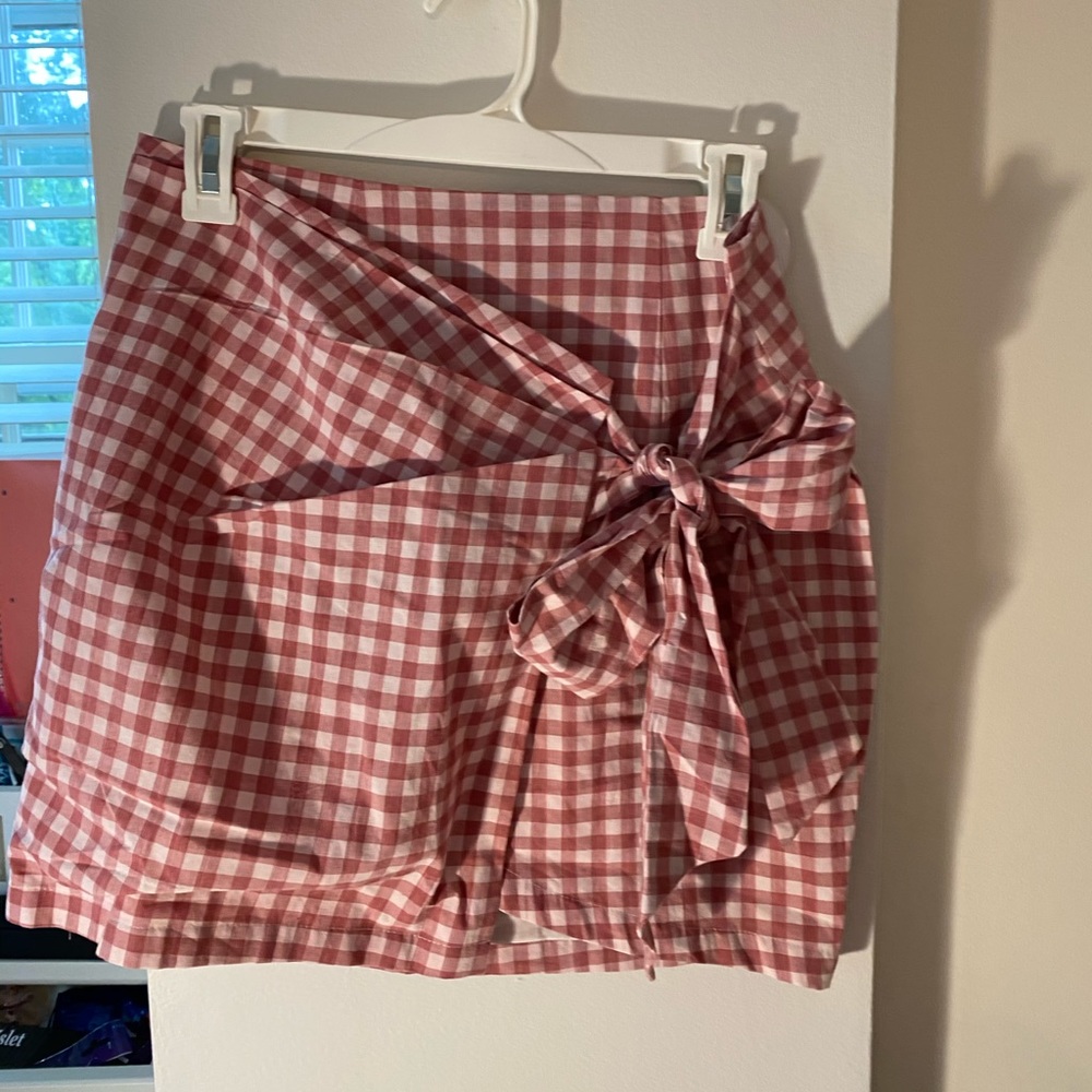 Luca and Grae gingham skirt